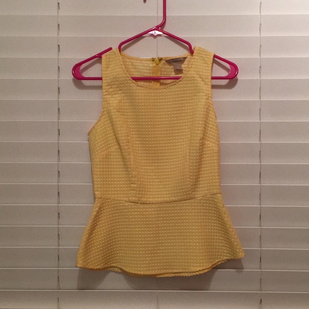 Banana republic peplum tank